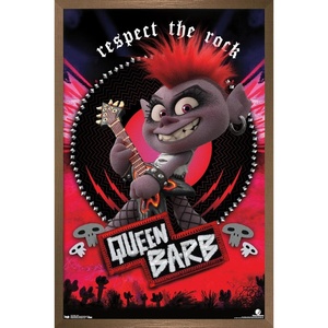 image:imageTrends International DreamWorks Trolls 2  Barb Wall Poster 22375 x 34 Black Framed VersionBronze Framed Version