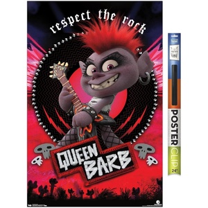 image:imageTrends International DreamWorks Trolls 2  Barb Wall Poster 22375 x 34 Black Framed VersionPoster  Clip Bundle