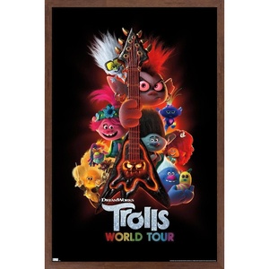 image:imageTrends International DreamWorks Trolls 2  One Sheet Wall Poster 14725 x 22375 Premium Unframed VersionMahogany Framed Version
