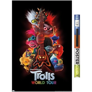 image:imageTrends International DreamWorks Trolls 2  One Sheet Wall Poster 14725 x 22375 Premium Unframed VersionPremium Poster  Clip Bundle