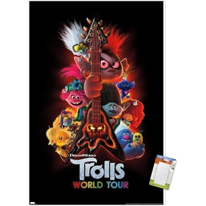 image:imageTrends International DreamWorks Trolls 2  One Sheet Wall Poster 14725 x 22375 Premium Unframed VersionPremium Poster  Mount Bundle