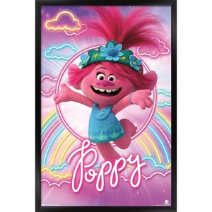 image:imageTrends International DreamWorks Trolls 2  Poppy Wall Poster 22375 x 34 Unframed VersionBlack Framed Version