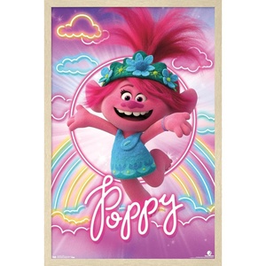 image:imageTrends International DreamWorks Trolls 2  Poppy Wall Poster 22375 x 34 Unframed VersionBlonde Framed Version
