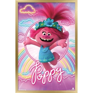 image:imageTrends International DreamWorks Trolls 2  Poppy Wall Poster 22375 x 34 Unframed VersionGold Framed Version