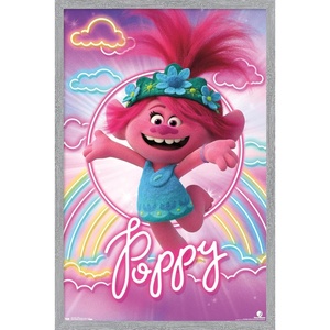 image:imageTrends International DreamWorks Trolls 2  Poppy Wall Poster 22375 x 34 Unframed VersionGray Framed Version