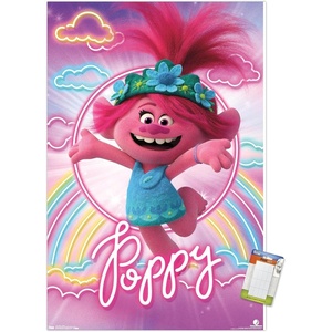 image:imageTrends International DreamWorks Trolls 2  Poppy Wall Poster 22375 x 34 Unframed VersionPremium Poster  Mount Bundle