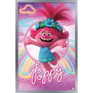image:imageTrends International DreamWorks Trolls 2  Poppy Wall Poster 22375 x 34 Unframed VersionSilver Framed Version