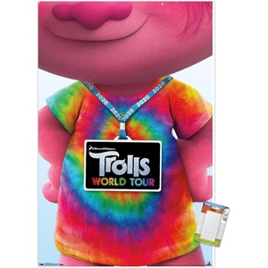 image:imageTrends International DreamWorks Trolls 2  Teaser Wall Poster 22375 x 34 Premium Unframed VersionPremium Poster  Mount Bundle