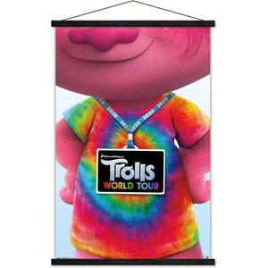 image:imageTrends International DreamWorks Trolls 2  Teaser Wall Poster 22375 x 34 Premium Unframed VersionPremium Print and Black Hanger Bundle