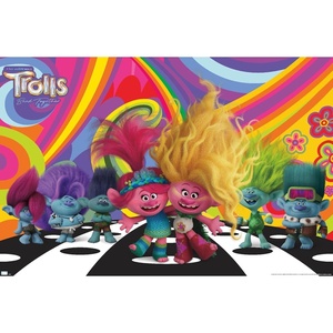 image:imageTrolls Band Together  Universe Wall Poster 34L x 224W Unframed Version