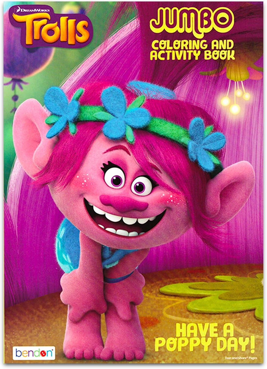 image:imageTrolls Coloring and Activity Set Bundle  Trolls Imagine Ink Coloring Book and Trolls Coloring Book with Crayons and Stickers Includes Mess Free Marker