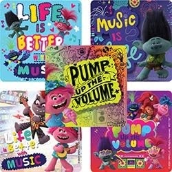 image:imageTrolls World Tour Music Stickers Prizes and Giveaways 100 per Pack