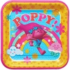 image:imageAmscan 551828 Trolls The Movie Poppy Square Party Dinner Paper Plates Multicolor 8 Ct