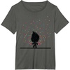 image:imageClassic Trolls Troll Outline in Polka Dots TShirt TShirtAsphalt Grey