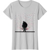 image:imageClassic Trolls Troll Outline in Polka Dots TShirt TShirtSilver Grey
