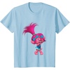 image:imageDREAMWORKS TROLLS Poppy Winky TShirt UnisexAdults Black Small Short SleeveBaby Blue