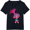 image:imageDREAMWORKS TROLLS Poppy Winky TShirt UnisexAdults Black Small Short SleeveBlack