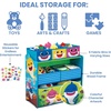 image:imageDelta Children Design and Store 6 Bin Toy Storage Organizer Trolls World TourBaby Shark