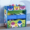 image:imageDelta Children Design and Store 6 Bin Toy Storage Organizer Trolls World TourBaby Shark
