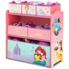 image:imageDelta Children Design and Store 6 Bin Toy Storage Organizer Trolls World TourDisney Princess