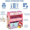 image:imageDelta Children Design and Store 6 Bin Toy Storage Organizer Trolls World TourDisney Princess