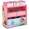image:imageDelta Children Design and Store 6 Bin Toy Storage Organizer Trolls World TourDisney Princess