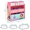 image:imageDelta Children Design and Store 6 Bin Toy Storage Organizer Trolls World TourDisney Princess