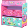image:imageDelta Children Design and Store 6 Bin Toy Storage Organizer Trolls World TourPeppa Pig