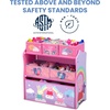 image:imageDelta Children Design and Store 6 Bin Toy Storage Organizer Trolls World TourPeppa Pig Unicorn