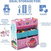 image:imageDelta Children Design and Store 6 Bin Toy Storage Organizer Trolls World TourTrolls World Tour