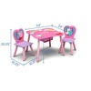 image:imageDelta Children Kids Table and Chair Set with Storage 2 Chairs Included Trolls World TourPeppa Pig Unicorn