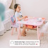 image:imageDelta Children Kids Table and Chair Set with Storage 2 Chairs Included Trolls World TourPeppa Pig Unicorn