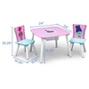 image:imageDelta Children Kids Table and Chair Set with Storage 2 Chairs Included Trolls World TourTrolls World Tour