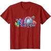 image:imageDreamWorks Trolls All Troll Friends TShirt SmallCranberry Red