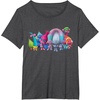 image:imageDreamWorks Trolls All Troll Friends TShirt SmallDark Heather Grey