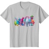 image:imageDreamWorks Trolls All Troll Friends TShirt SmallSilver Grey