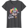image:imageDreamWorks Trolls All up in Hair TShirtDark Heather Grey