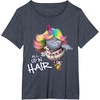 image:imageDreamWorks Trolls All up in Hair TShirtHeather Blue