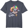 image:imageDreamWorks Trolls All up in Hair TShirtHeather Blue