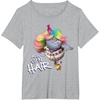 image:imageDreamWorks Trolls All up in Hair TShirtHeather Grey