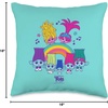 image:imageDreamWorks Trolls Band Together BroZone Poppy Viva Rainbow Throw Pillow16x16