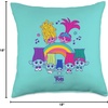 image:imageDreamWorks Trolls Band Together BroZone Poppy Viva Rainbow Throw Pillow18x18