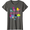 image:imageDreamWorks Trolls Band Together BroZone Poppy and Viva TShirtAsphalt Grey