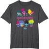 image:imageDreamWorks Trolls Band Together BroZone Poppy and Viva TShirtDark Heather Grey