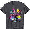 image:imageDreamWorks Trolls Band Together BroZone Poppy and Viva TShirtDark Heather Grey