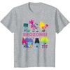 image:imageDreamWorks Trolls Band Together BroZone Poppy and Viva TShirtHeather Grey
