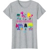 image:imageDreamWorks Trolls Band Together BroZone Poppy and Viva TShirtHeather Grey