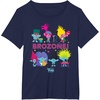 image:imageDreamWorks Trolls Band Together BroZone Poppy and Viva TShirtNavy Blue