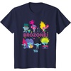 image:imageDreamWorks Trolls Band Together BroZone Poppy and Viva TShirtNavy Blue