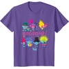image:imageDreamWorks Trolls Band Together BroZone Poppy and Viva TShirtPurple Heather